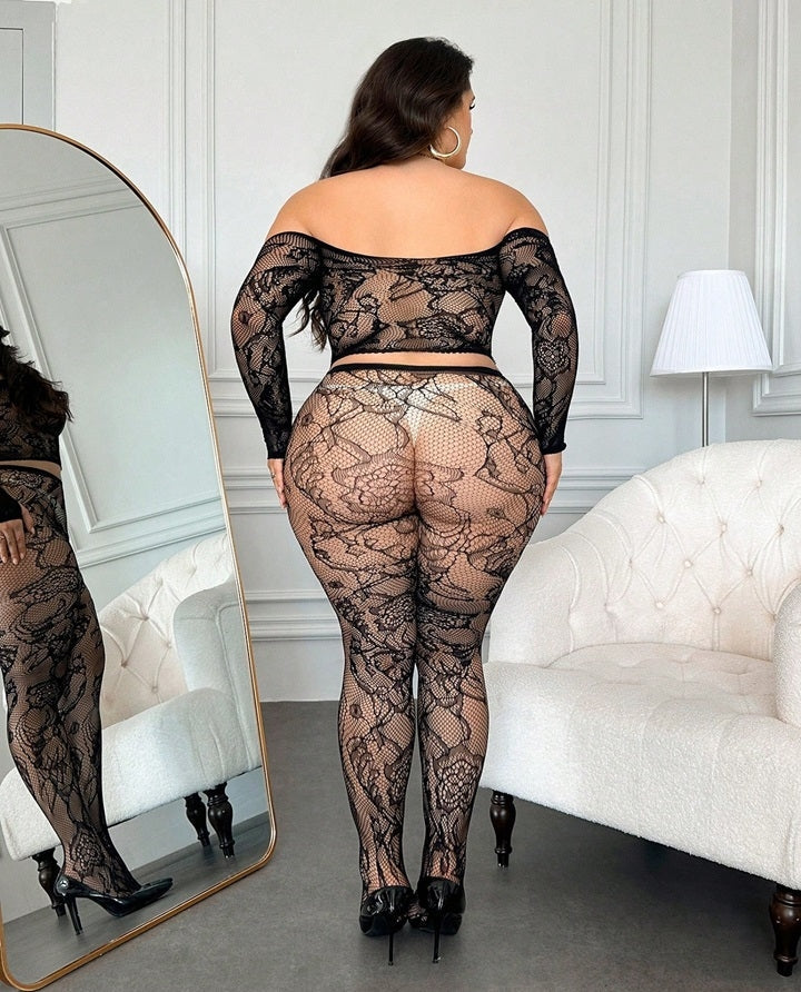 Snapshot - Top en Panty - Maat XL/XXL - Zwart