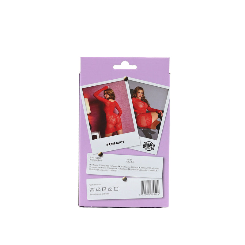 Snapshot - #redlights - Sexy Jurkje - One Size - Rood-Erotiekvoordeel.nl