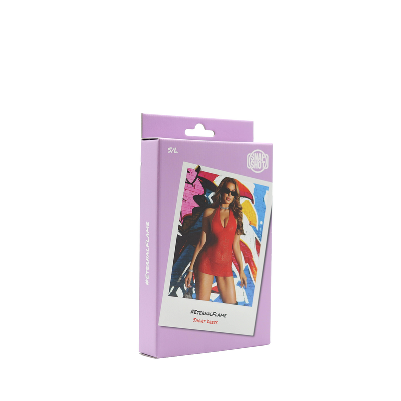 Snapshot - #eternalflame - Sexy Kort Jurkje - One Size - Rood