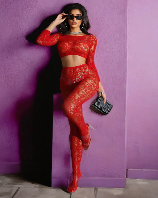 Snapshot - #wildthing - Top met Panty - One Size - Rood-Erotiekvoordeel.nl