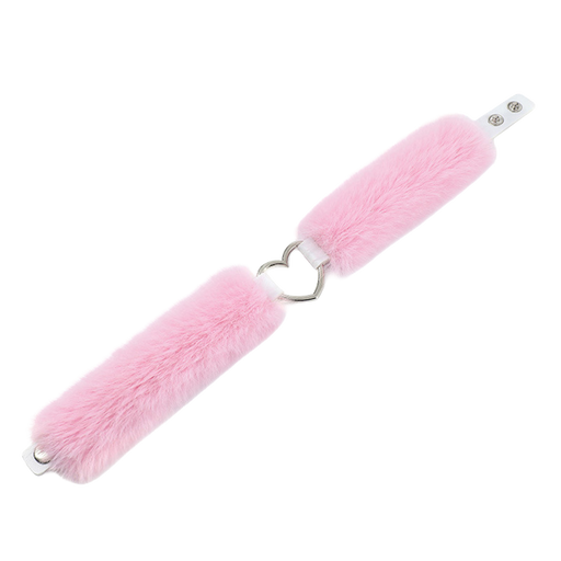 Smart Moves - Love Collar - Kunstbont - Hartvormige Ring - Roze-Erotiekvoordeel.nl