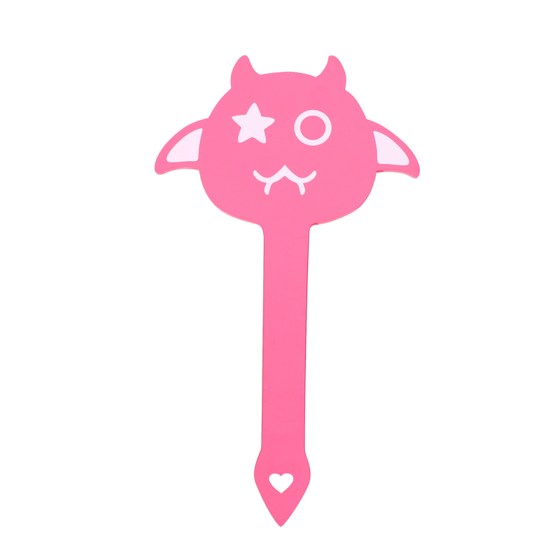Smart Moves - Naughty Devil Paddle - Roze/Wit-Erotiekvoordeel.nl