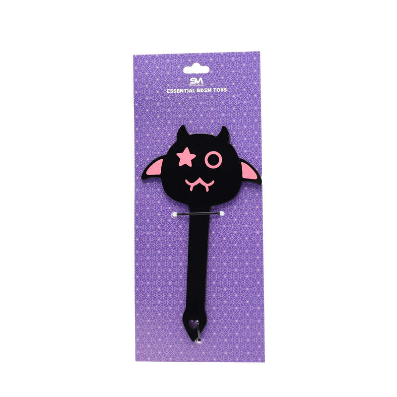 Smart Moves - Naughty Devil Paddle - Zwart/Rood-Erotiekvoordeel.nl