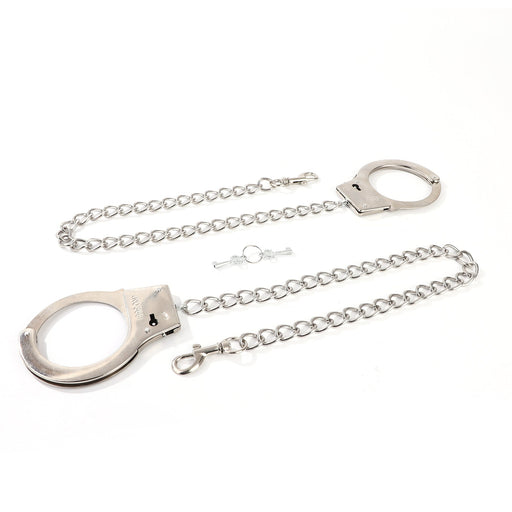 Smart Moves - Politie Handboeien met Lange Ketting - Zilver-Erotiekvoordeel.nl