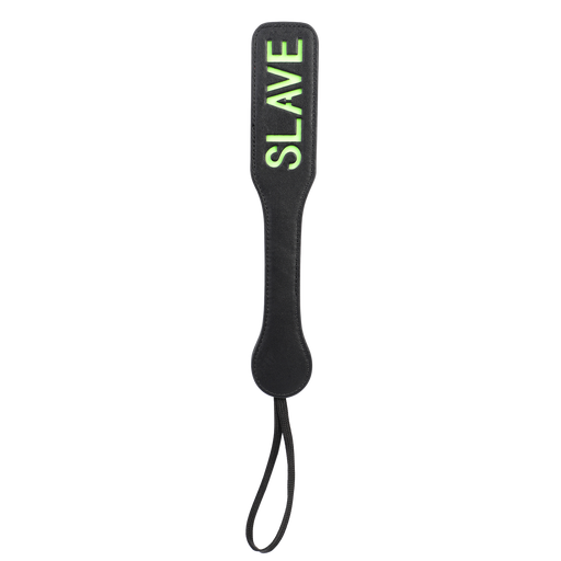 Smart Moves - Paddle SLAVE - Zwart/Glow-in-the-Dark-Erotiekvoordeel.nl