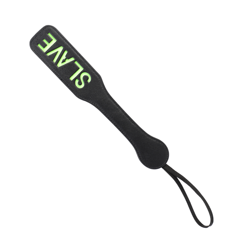 Smart Moves - Paddle SLAVE - Zwart/Glow-in-the-Dark-Erotiekvoordeel.nl