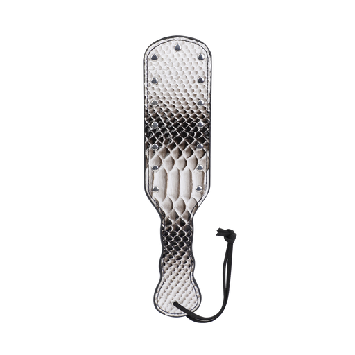 Smart Moves - Paddle - Crocodile Print - Zwart/Wit-Erotiekvoordeel.nl