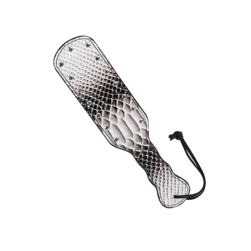 Smart Moves - Paddle - Crocodile Print - Zwart/Wit-Erotiekvoordeel.nl