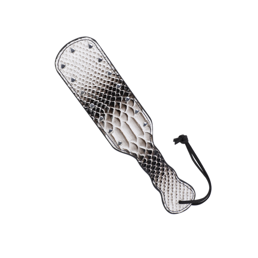 Smart Moves - Paddle - Crocodile Print - Zwart/Wit-Erotiekvoordeel.nl