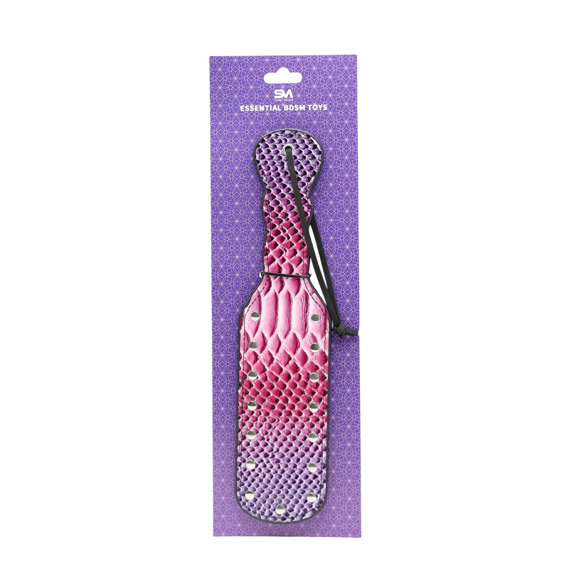 Smart Moves - Paddle - Crocodile Print - Roze/Paars-Erotiekvoordeel.nl