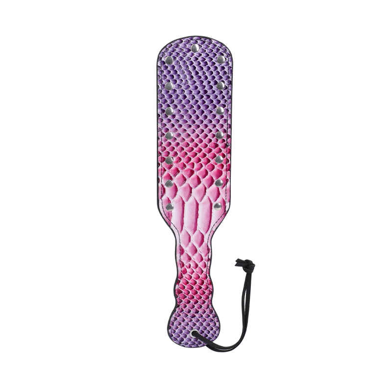 Smart Moves - Paddle - Crocodile Print - Roze/Paars-Erotiekvoordeel.nl
