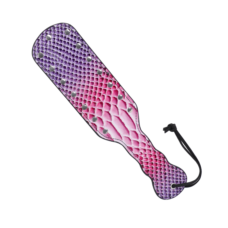 Smart Moves - Paddle - Crocodile Print - Roze/Paars-Erotiekvoordeel.nl