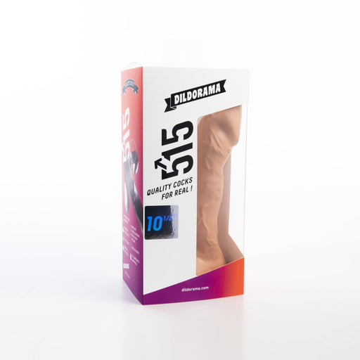 515 line - Dildo - 27 x 6 cm - Met Zuignap - Lichte Huidskleur