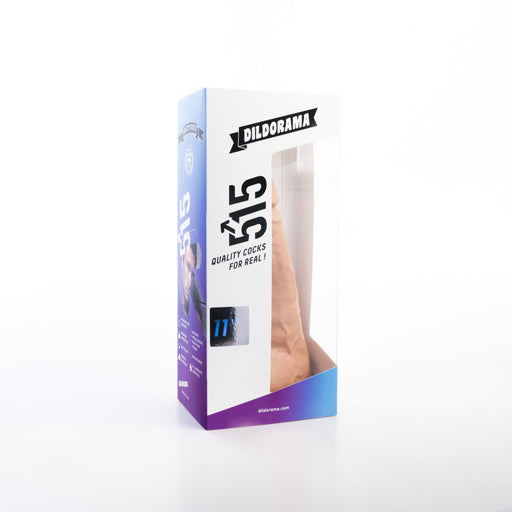 515 line - Dildo - 29.5 x 8.1 cm - Met Zuignap - Lichte Huidskleur