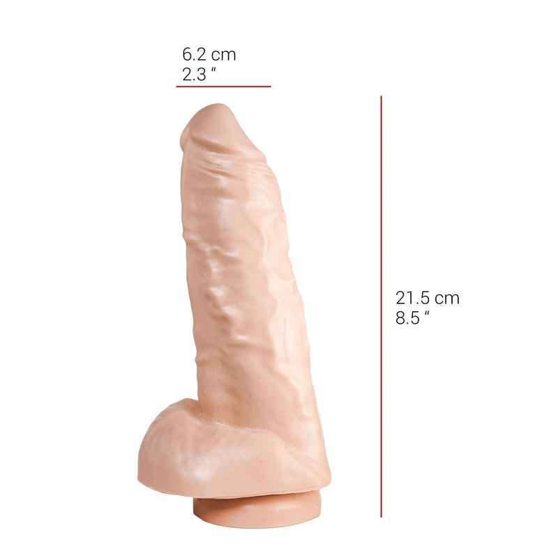 515 line - Dildo - Met Zuignap 22.5 x 6.2 cm - Lichte Huidskleur
