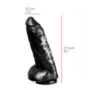 515 line - Dildo - Met Zuignap 22.5 x 6.2 cm - Zwart
