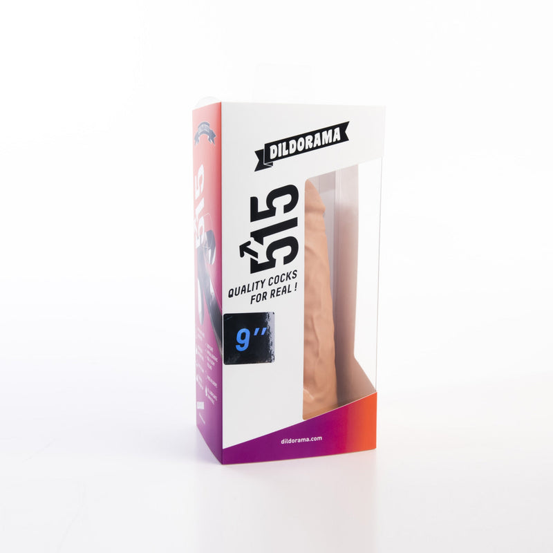 515 line - Dildo - Met Zuignap 23.5 x 5.8 cm - Lichte Huidskleur