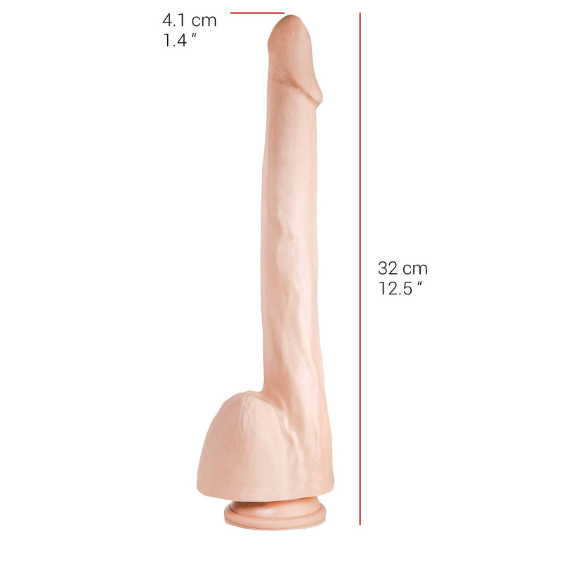 515 line - Dildo - Met Zuignap 32 x 4.1 cm - Lichte Huidskleur