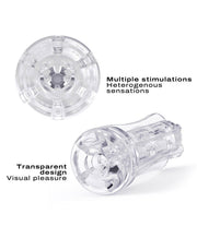 Dorcel - Deep Blow Multi Sensation - Stroker Sleeve Voor Masturbator - Transparant