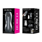 Dorcel - Blowjoy Vibe - Vibrerende Masturbator - Grijs-Erotiekvoordeel.nl
