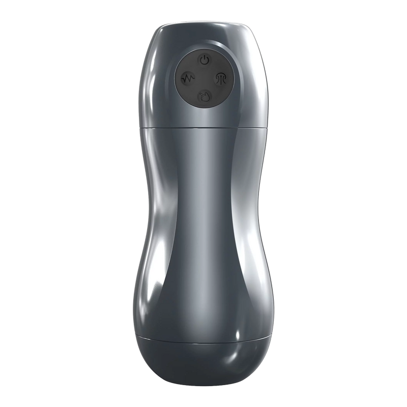 Dorcel - Blowjoy Vibe - Vibrerende Masturbator - Grijs-Erotiekvoordeel.nl