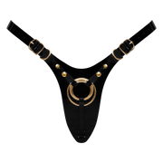 Strap-On-Me - Fabulous - Kunstleren Strapon Harnas - Passend van XS t/m XXL - Zwart Lak