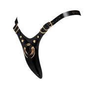 Strap-On-Me - Fabulous - Kunstleren Strapon Harnas - Passend van XS t/m XXL - Zwart Lak