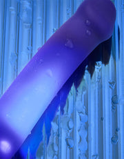 Strap-On-Me - Glow-LED Dildo - Paars - Maat M