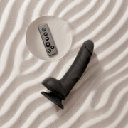 Strap-On-Me - Roterende & Vibrerende Realistische Dildo - Zwart