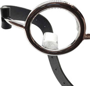 Black Label - Ring Gag met tongspatel - RVS