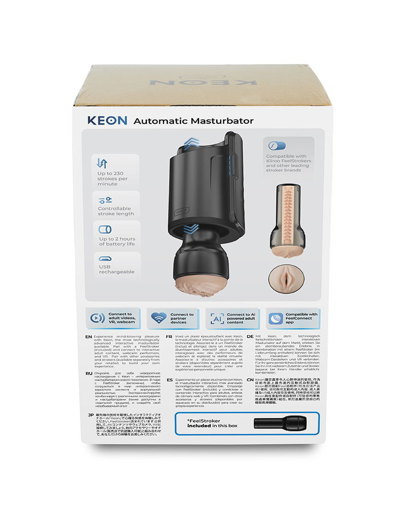 KIIROO - KEON en Feel by Kiiroo Stroker Combi Pack