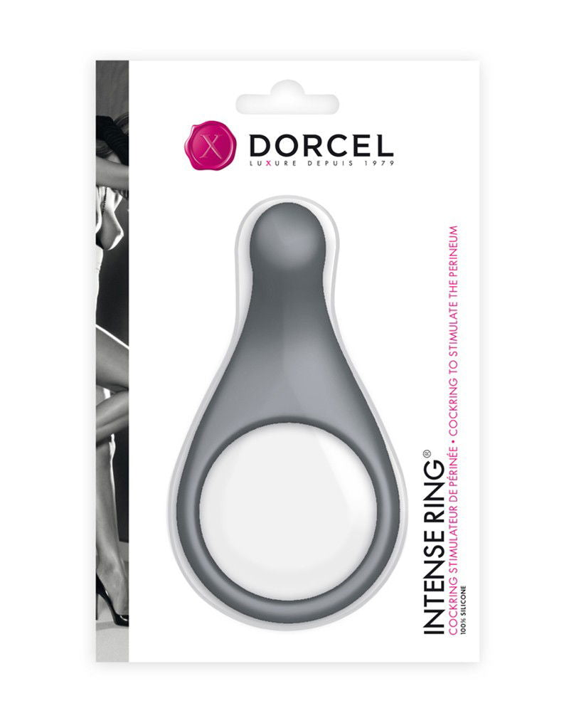 Dorcel - Intense Ring - Penisring Met Perineum Stimulator - Zwart
