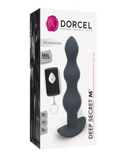 Dorcel - Deep Secret - Vibrerende Buttplug Met Afstandsbediening - Medium