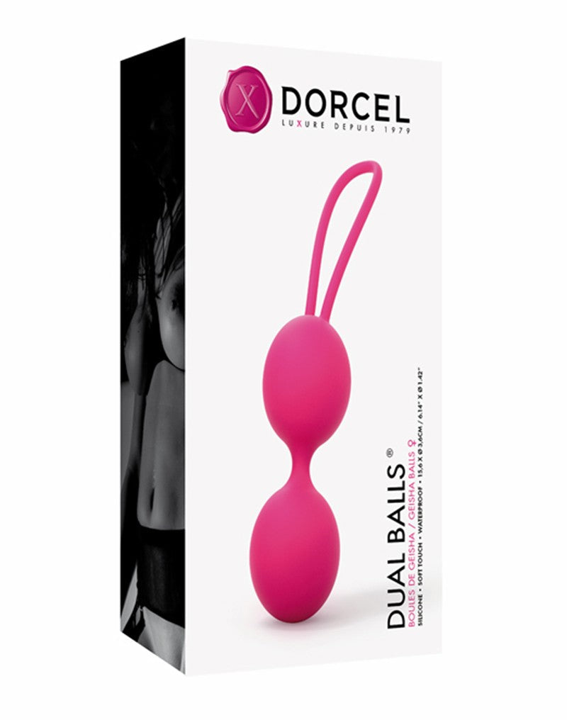 Dorcel - Dual Balls - Vaginale Balletjes Voor Bekkenbodem Training - Roze