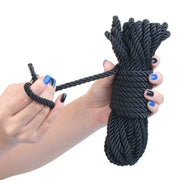 Being Fetish - Magic Touch Deluxe Silky Bondagetouw - 10 meter - Zwart-Erotiekvoordeel.nl