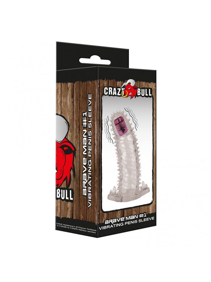 Crazy Bull - Vibrerende Penis Sleeve - Brave Man 1