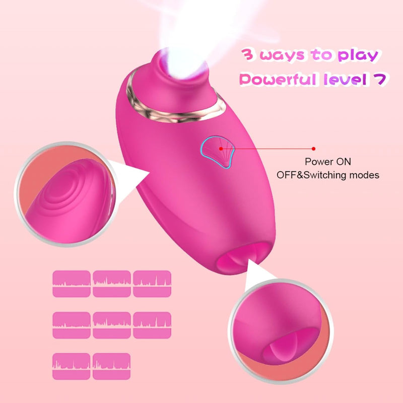 Inner Bloom - Velvet Touch - Clitoris Vibrator - 3 Functies - Luchtdruk - Tongetje - Kloppend Balletje-Erotiekvoordeel.nl