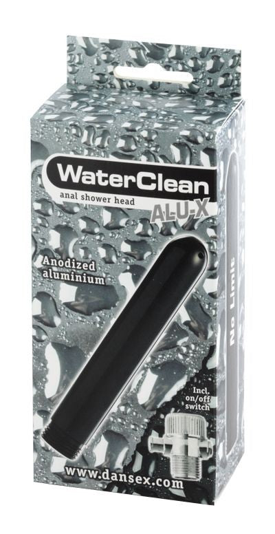WaterClean - Aluminium Anaal Douche - Zwart
