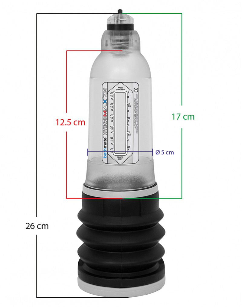 Bathmate - Hydromax X20 Xtreme - Penispomp - Transparant-Erotiekvoordeel.nl