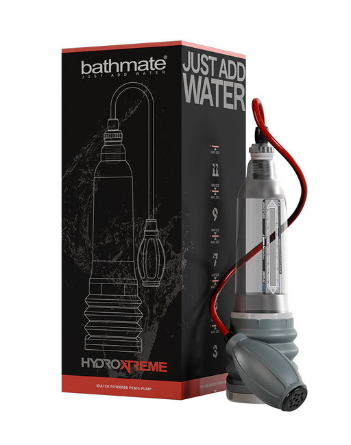 Bathmate - HydroXtreme 7 - Alleen pomp - Rood/Grijs/Transparant-Erotiekvoordeel.nl