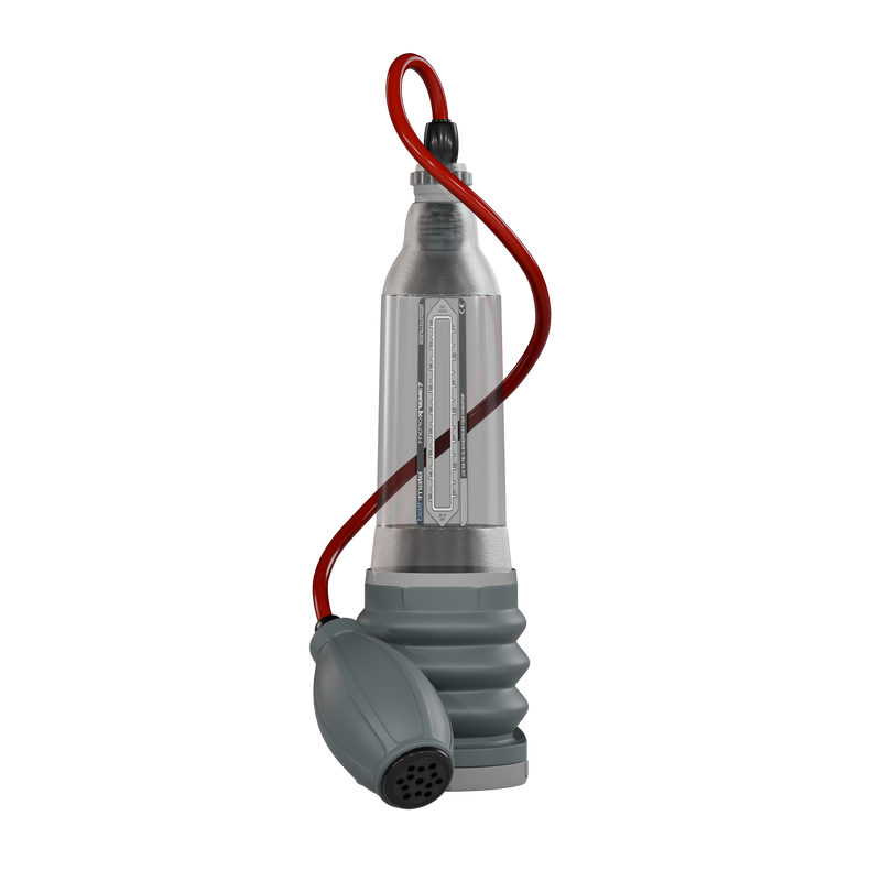Bathmate - HydroXtreme 7 - Alleen pomp - Rood/Grijs/Transparant-Erotiekvoordeel.nl