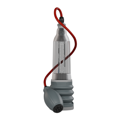 Bathmate - HydroXtreme 7 - Alleen pomp - Rood/Grijs/Transparant-Erotiekvoordeel.nl