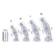 665 Liquid Silicone - Dildo - Arm Wrestler - Vac-U-Lock Compatibel - Zilver