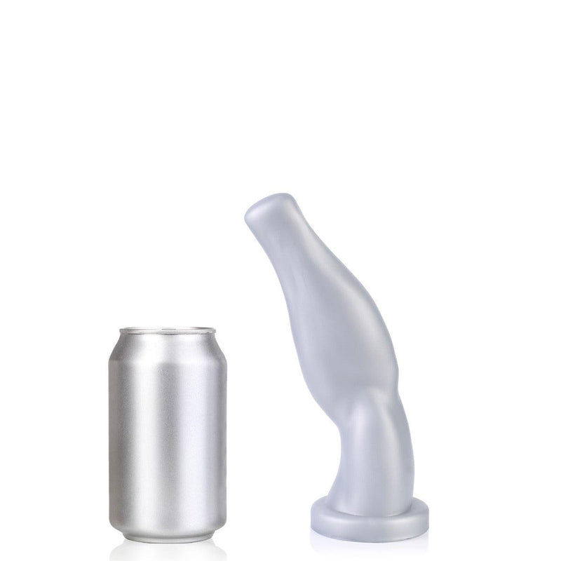 665 Liquid Silicone - Dildo - Arm Wrestler - Vac-U-Lock Compatibel - Zilver