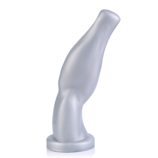 665 Liquid Silicone - Dildo - Arm Wrestler - Vac-U-Lock Compatibel - Zilver