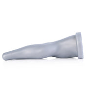 665 Liquid Silicone - Dildo - Arm Wrestler - Vac-U-Lock Compatibel - Zilver