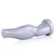 665 Liquid Silicone - Dildo - Arm Wrestler - Vac-U-Lock Compatibel - Zilver