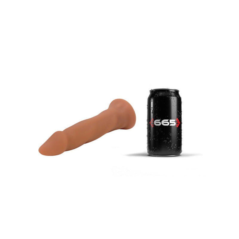 665 Liquid Silicone - Dildo - Liquid Siliconen XXL Dilo - Isopod - Verkrijgbaar in 3 maten - Lichte Huidskleur