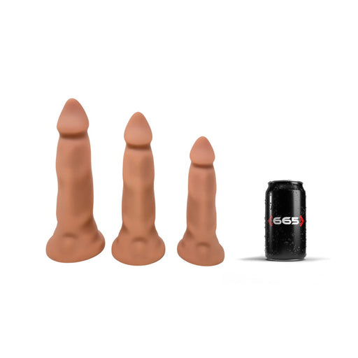 665 Liquid Silicone - Sakura - XL Dildo - Anaal Dildo - Lichte Huidskleur - Liquid Siliconen - Verkrijgbaar in 3 maten