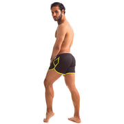 665 - Rally Shorts - Verkrijgbaar in 5 maten - Zwart/Geel